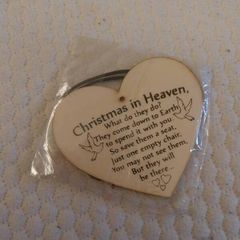 Bnwt heaven wooden heart
