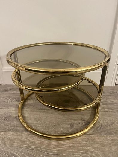 Vintage Milo Baughman style three tier
