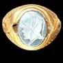 Vintage 9ct Hematite Intaglio Signet Ring Image 7