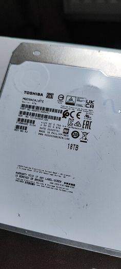 5 x 18TB Hard Drives HDD Faulty