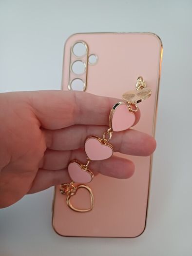 Samsung phone case with hand chain for Samsung A14 5G