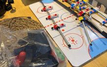 2-in-1 Football and Air Hockey Table Top