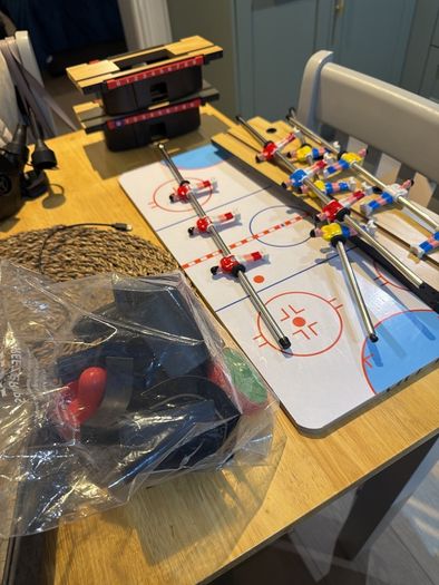 2-in-1 Football and Air Hockey Table Top