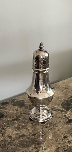 silver plated sugar shaker
