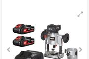 Trend T18S/R14K2 18V 1/4" Brushless Router Kit (2x4Ah batteries &amp; fast charger)