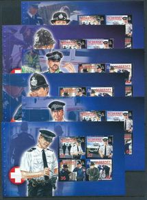 2003 Alderney Community Services Island Police Commemorative Stamp Booklet Mint Never Hinged (MNH)
