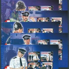 2003 Alderney Community Services Island Police Commemorative Stamp Booklet Mint Never Hinged (MNH)