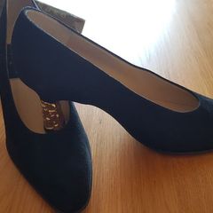 Vintage DI SANDRO Shoes - New -With Gold Nugget Heels
