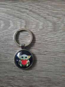 Baby Yoda Keychain From The Mandalorian