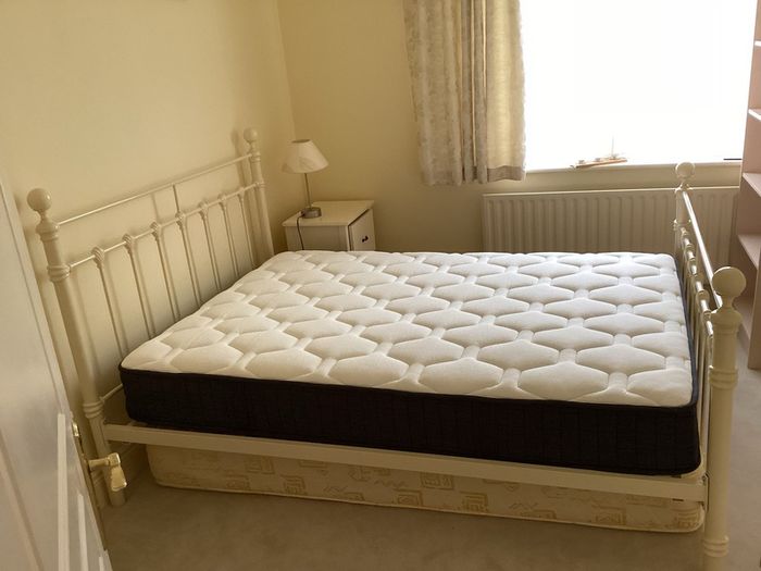 Double bed with mattress