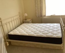 Double bed with mattress