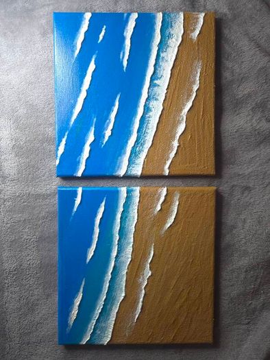 Textured Acrylic Painting