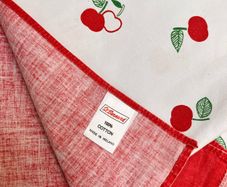 vintage table cloth
