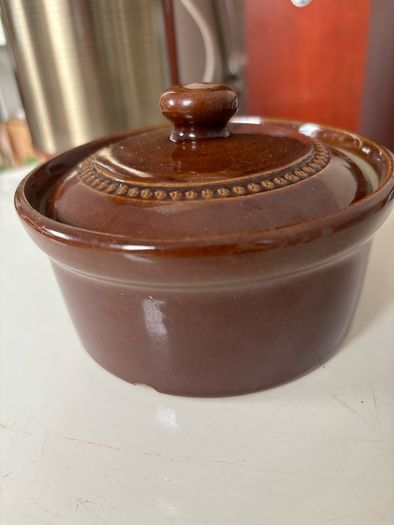 Vintage Pearson's of Chesterfield Glazed Ceramic Lidded Bowl