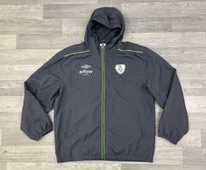 Vintage Umbro Ireland Hooded Jacket Mens Large