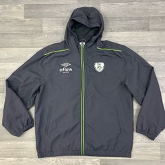 Vintage Umbro Ireland Hooded Jacket Mens Large