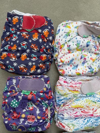 28 TotsBots EasyFit STAR Reusable Cloth Nappies Huge Bundle