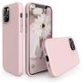 Liquid Silicone Case For iPhone 12 Pro Max Luxury Thin Soft Phone Cover New Pink Sand - FHT3IP12PMLK Image 4