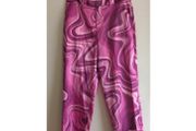 ASOS Pink Tie Dye Wide Leg Trousers W36 L32
