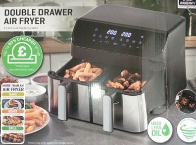 Daewoo Double Drawer Air Fryer