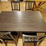 Dining Table with 4 Chairs Image 5