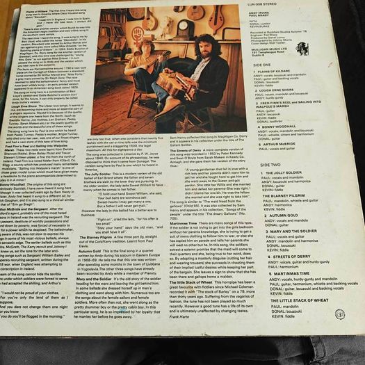 Andy Irvine, Paul Brady LP, on Mulligan,   Irish Folk