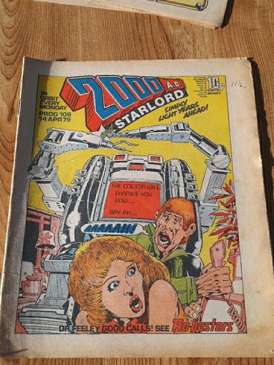 2000ad progs 108,116,117 and 133.