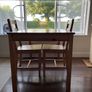 Ikea Table and Two Chairs Image 2