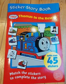 Thomas to the Rescue - sticker story book - unused - 2008