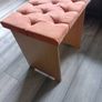 Weighted Vanity Stool with soft cushion seat. In perfect condition Image 4
