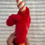 Keel Toys Monsterous Bullseye Plush Red Monster Striped Horns Halloween Used Please look at the pictures Image 5