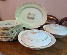 Fabulous Arklow Pottery Vintage China Dinner Service 6 Settings