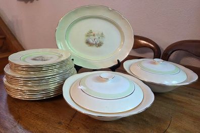 Fabulous Arklow Pottery Vintage China Dinner Service 6 Settings
