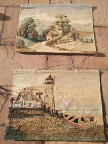 Woven Duet wall hanging