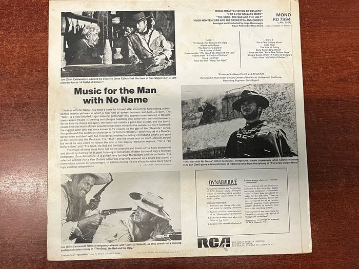 Vinyl LP Hugo Montenegro Dollars Trilogy