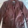 Brown Leather jacket Image 3