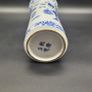 Antique / Vintage Chinese Vase Brush Pot Blue White Early 20th Century Signed Image 6