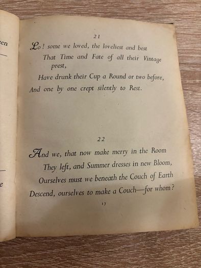 Vintage Rubaiyat Omar Khayyam by Omar Khayyam