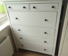 Chest of 6 drawers Hemnes white, wooden version