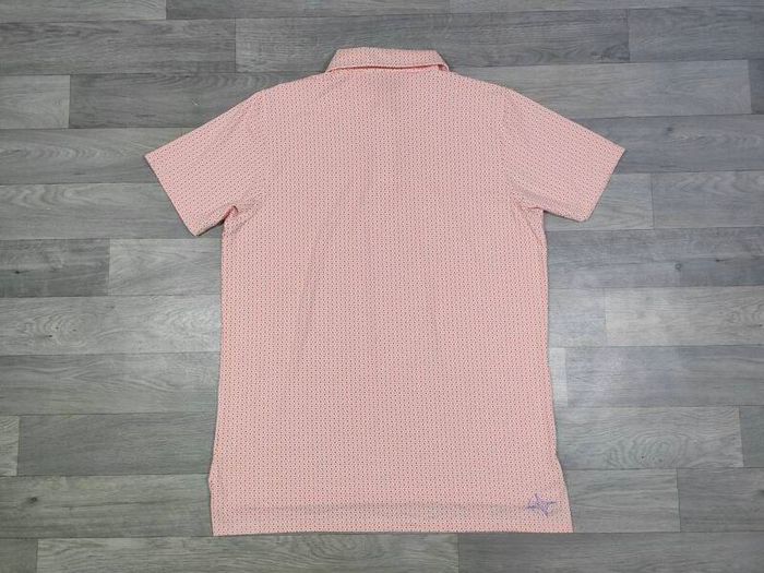 B Daddy Sport Patterned Golf Polo Shirt Mens M/L