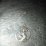 Vintage silver lady pendant Image 2