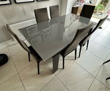 Dining table and chairs