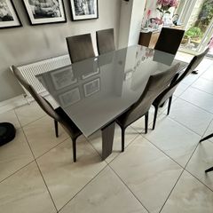 Dining table and chairs