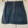 Topshop denim mini skirt Image 4