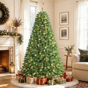 Alupssuc 6ft Pre Lit Christmas Tree with 13 Light Modes & 778 Branch Tips 200 Built-In Warm Lights with Timer & Memory Function, Foldable Metal Stand, Artificial Xmas Tree for Home Office Party Decor