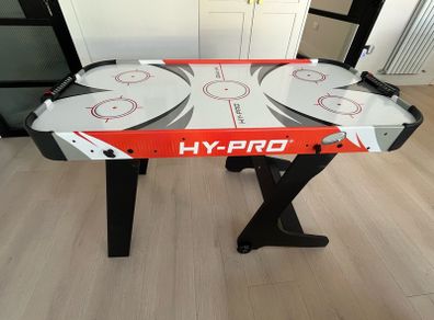 Fold away air hockey table