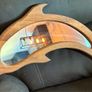 Dolphin Shaped Wooden Mirror Image 2