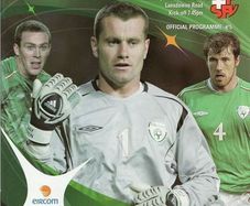 2005 Republic of Ireland v Switzerland - World Cup Qualifier Programme