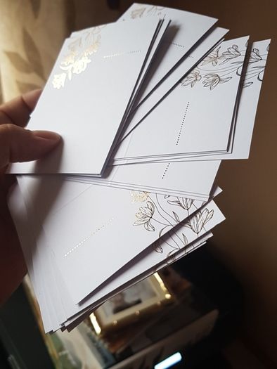 Table name cards