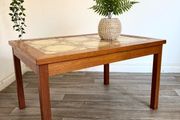 Vintage Retro Mid Century Danish Teak and Tile Coffee Table